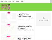 Tablet Screenshot of kittenhammer.com